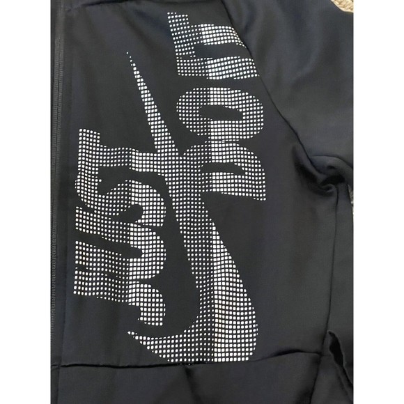 Nike Dri-Fit Youth Full Zip Up Hoodie W/Pockets Size XL Black Long Sleeve Hoodie - Picture 2 of 3